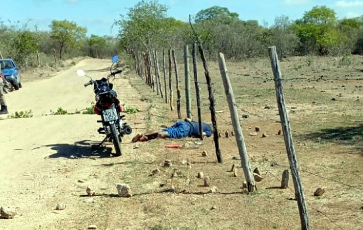 Homem é assassinado com disparos de arma de fogo na zona rural de Sousa