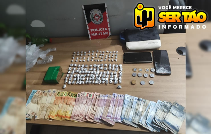 Mulheres são presas após serem flagradas com drogas na cidade de Sousa
