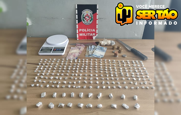 ROTAM desarticula ponto de tráfico de drogas na cidade de Sousa