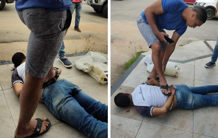 Policial militar de folga age rápido e prende suspeito de praticar furtos no centro de Sousa