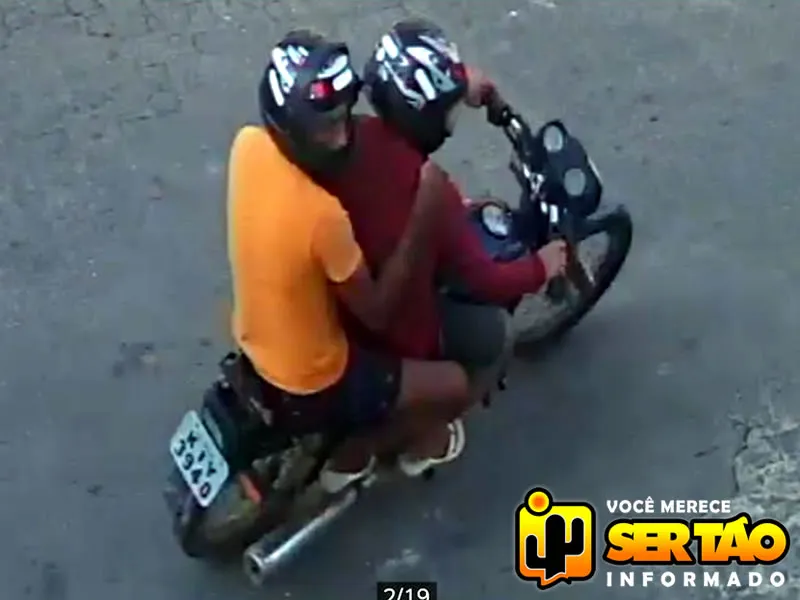 Dupla rouba cordão de mulher na cidade de Sousa