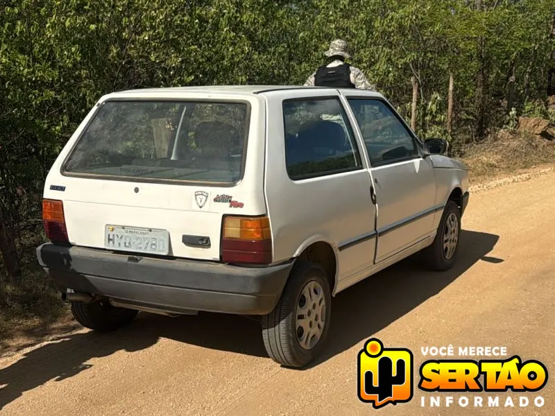 Polícia militar age rápido e recupera carro roubado na zona rural de Santa Cruz