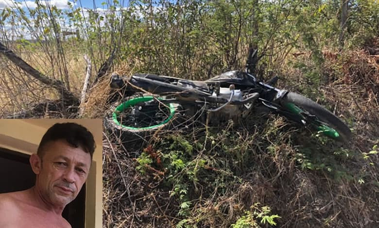 Homem morre vítima de acidente com moto na PB-400 em São José de Piranhas