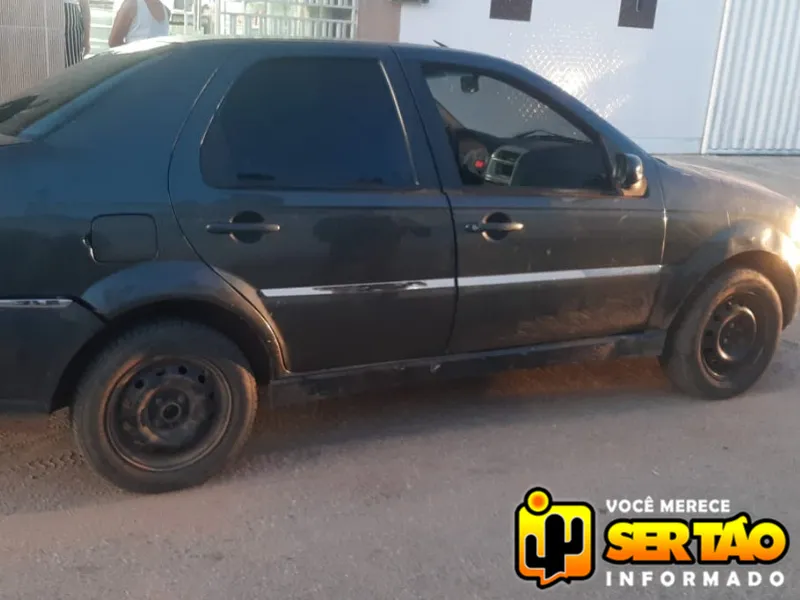 Polícia militar localiza carro usado em tentativa de latrocínio na cidade de Sousa