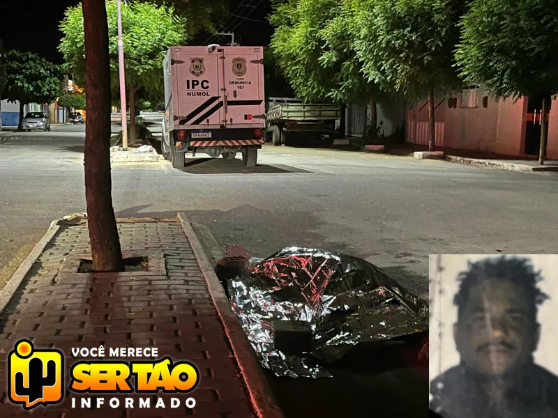 Popular é assassinado com golpes de faca na cidade de Sousa