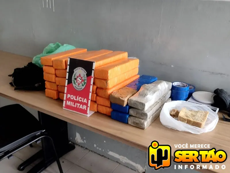 ROTAM apreende grande quantidade de drogas em casa abandonada em Sousa