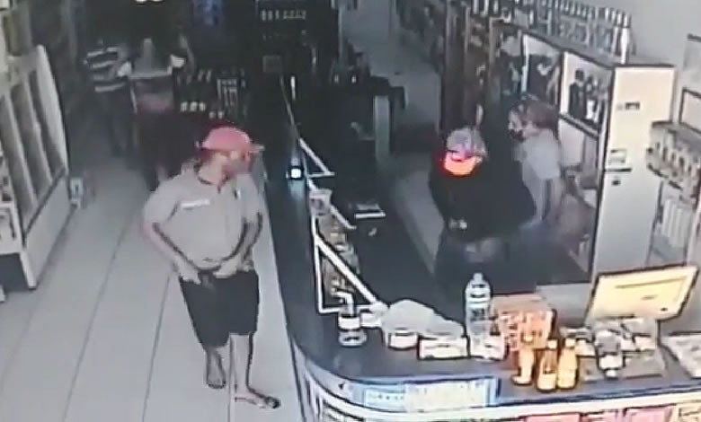 VÍDEO: Bandidos armados praticam roubo em distribuidora de bebidas na cidade de Pombal