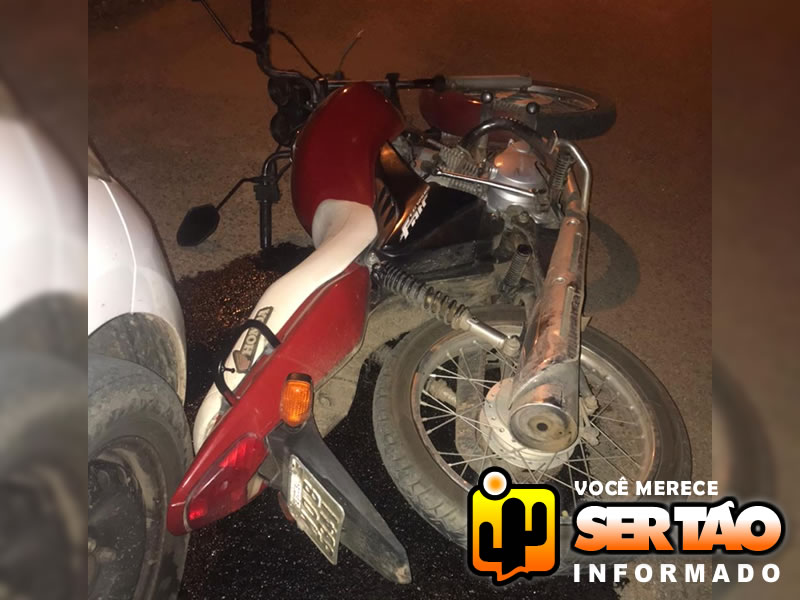 Motocicleta Oficial de Justiça recuperada em Sousa